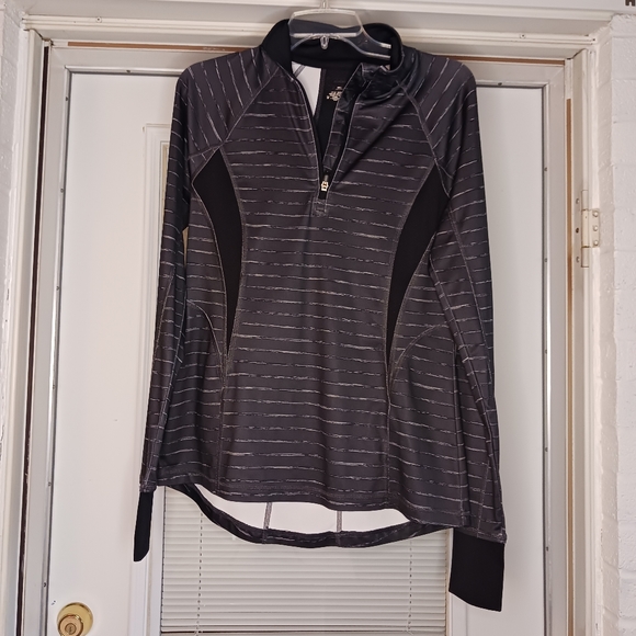 tek gear Tops - 5 for $30 - Tek Gear Black/Gray 1/4 Zip Long Sleeve Top Size Medium